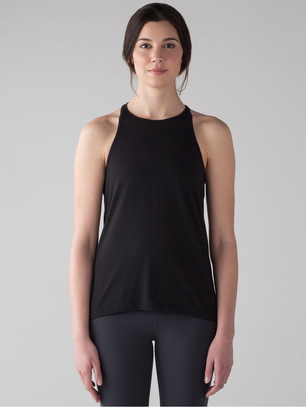 Lululemon Trapeze Racerback tank top black yoga Pilates gym loungewear active 6